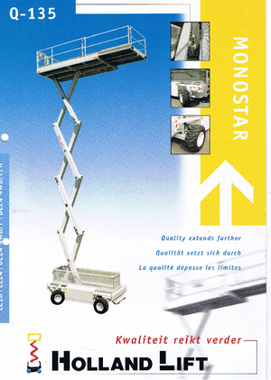Ножичні підйомники колісні Holland-Lift Q 135 DL 24 4WD P/N