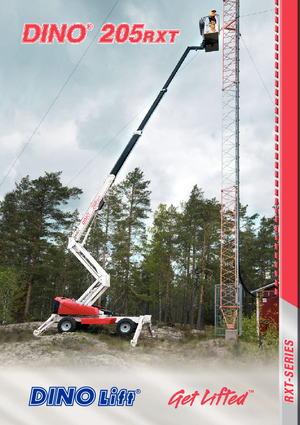 Колісні підйомники з шарнірною стрілою Dino Lift Rhino 205 RXT