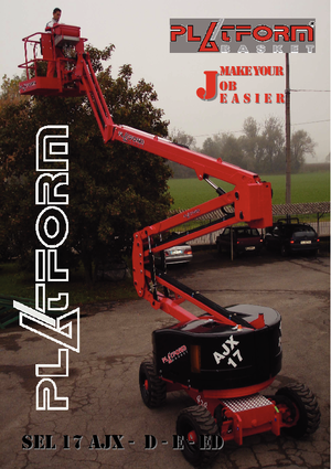 Колісні підйомники з шарнірною стрілою Basket SEL 17 AJX