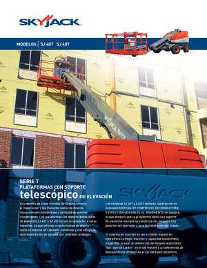 Колісні телескопічні підйомники Skyjack SJ 45 T