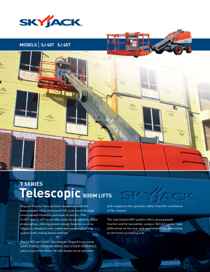 Колісні телескопічні підйомники Skyjack SJ 45 T