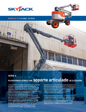 Колісні підйомники з шарнірною стрілою Skyjack SJ 51 AJ