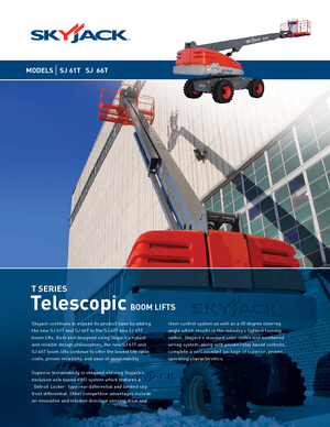 Колісні телескопічні підйомники Skyjack SJ 66 T