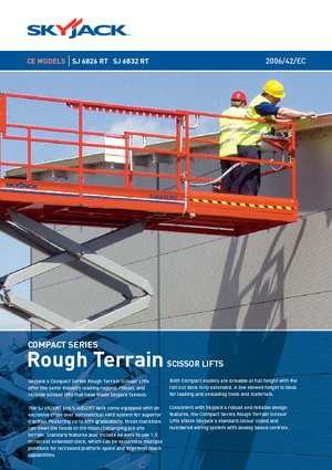 Ножичні підйомники колісні Skyjack SJ 6832 RT