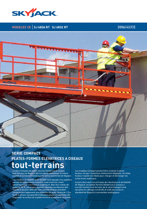 Ножичні підйомники колісні Skyjack SJ 6832 RT