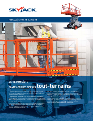 Ножичні підйомники колісні Skyjack SJ 6832 RT