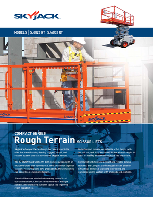 Ножичні підйомники колісні Skyjack SJ 6832 RT