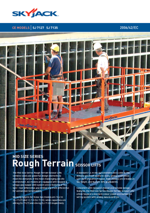 Ножичні підйомники колісні Skyjack SJ 7127