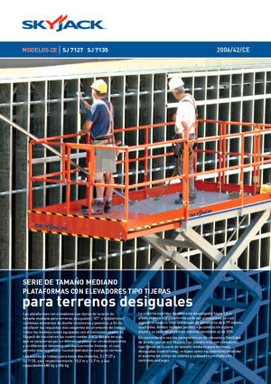 Ножичні підйомники колісні Skyjack SJ 7127