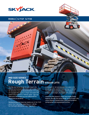 Ножичні підйомники колісні Skyjack SJ 7127