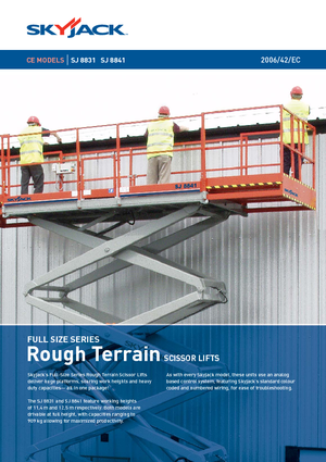 Ножичні підйомники колісні Skyjack SJ 8841