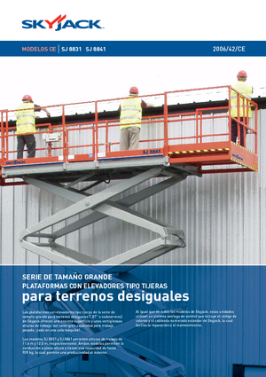 Ножичні підйомники колісні Skyjack SJ 8841