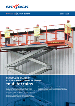 Ножичні підйомники колісні Skyjack SJ 8841