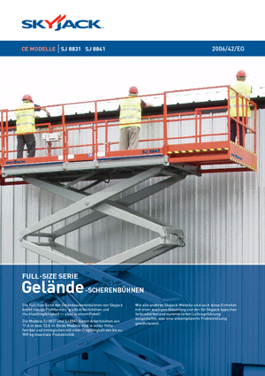 Ножичні підйомники колісні Skyjack SJ 8841