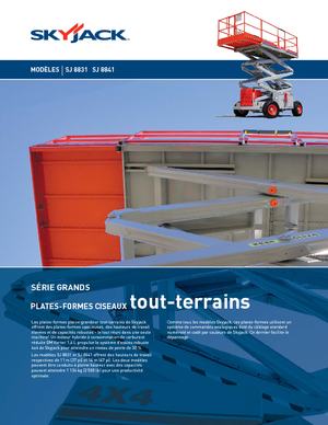 Ножичні підйомники колісні Skyjack SJ 8841