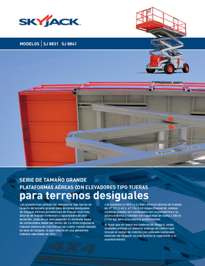 Ножичні підйомники колісні Skyjack SJ 8841