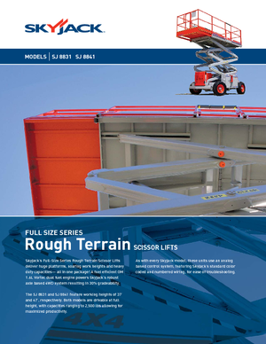 Ножичні підйомники колісні Skyjack SJ 8841