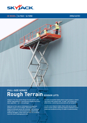 Ножичні підйомники колісні Skyjack SJ 9250