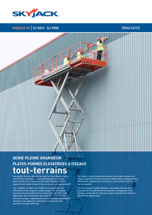 Ножичні підйомники колісні Skyjack SJ 9250