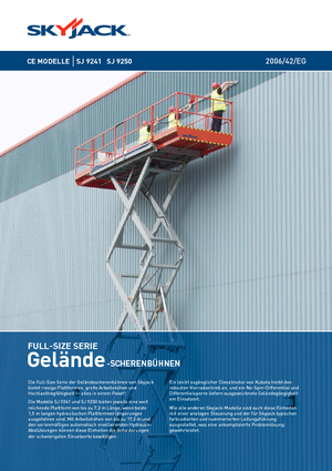 Ножичні підйомники колісні Skyjack SJ 9250