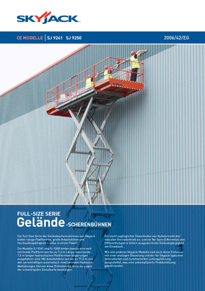 Ножичні підйомники колісні Skyjack SJ 9250