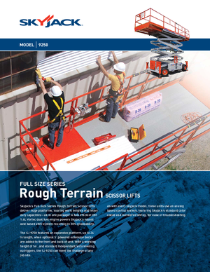 Ножичні підйомники колісні Skyjack SJ 9250