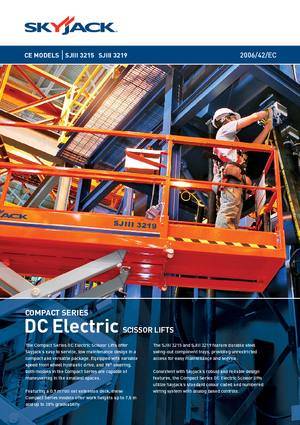 Ножичні підйомники колісні Skyjack SJ III 3219