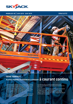 Ножичні підйомники колісні Skyjack SJ III 3219