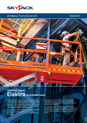 Ножичні підйомники колісні Skyjack SJ III 3215