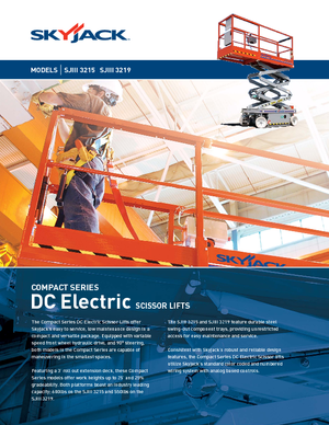 Ножичні підйомники колісні Skyjack SJ III 3219