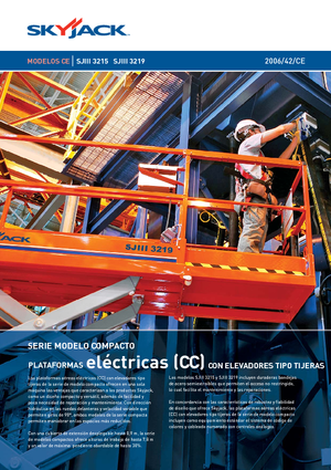 Ножичні підйомники колісні Skyjack SJ III 3219