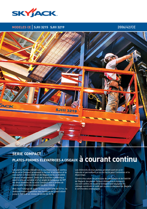 Ножичні підйомники колісні Skyjack SJ III 3219