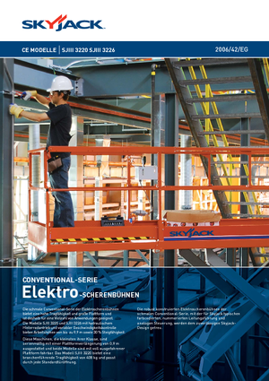 Ножичні підйомники колісні Skyjack SJ III 3226 M