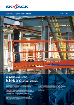 Ножичні підйомники колісні Skyjack SJ III 3226 M