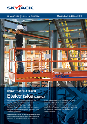 Ножичні підйомники колісні Skyjack SJ III 3220