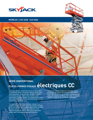 Ножичні підйомники колісні Skyjack SJ III 3220