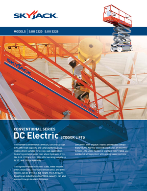 Ножичні підйомники колісні Skyjack SJ III 3220