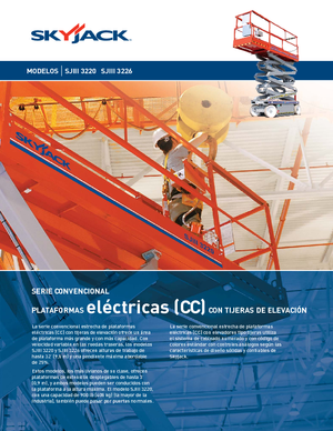 Ножичні підйомники колісні Skyjack SJ III 3220