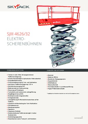 Ножичні підйомники колісні Skyjack SJ III 4632