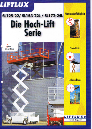 Ножичні підйомники колісні Liftlux SL 172-24