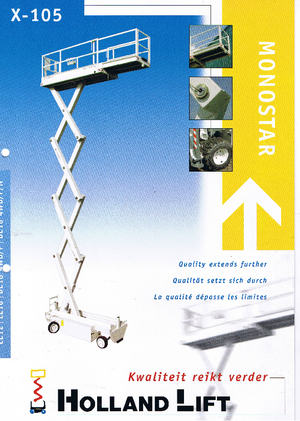 Ножичні підйомники колісні Holland-Lift X 105 DL 18 4WD P