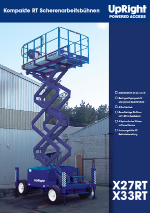Ножичні підйомники колісні UpRight X 33 RT