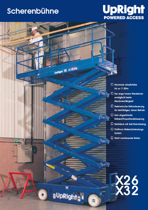 Ножичні підйомники колісні UpRight X 26 N