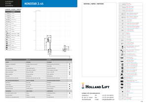 Ножичні підйомники гусеничні Holland-Lift Q-135 DL 24 TR