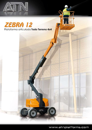 Колісні підйомники з шарнірною стрілою ATN Zebra 12
