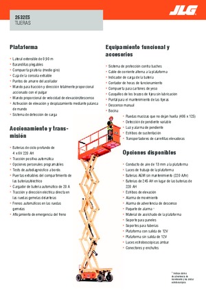Ножичні підйомники колісні JLG 2632ES