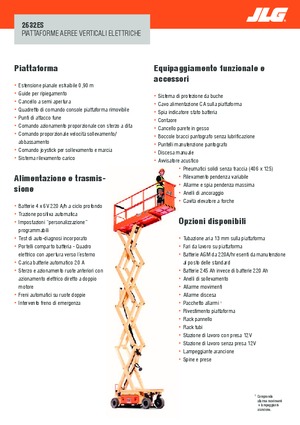 Ножичні підйомники колісні JLG 2632ES