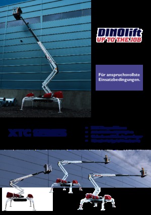 Гусеничні підйомники з шарнірною стрілою Dino Lift Dino 220 XTC