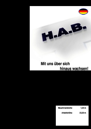 Ножичні підйомники колісні HAB S 225-12 D 4WD S