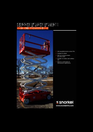 Ножичні підйомники колісні Snorkel S3226E